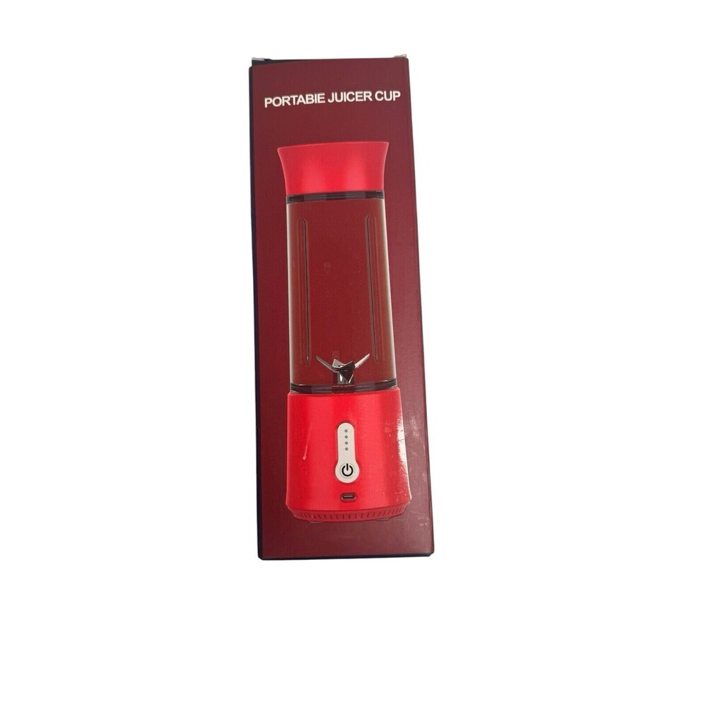 500ml Portable Blender USB Rechargeable Juicer Cup Smoothies Mixer Fruit Machine